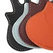 PU Leather Guitar Pick Case Keychain | https://www.bestnamebadges.com