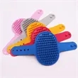 TPR Dog Shampoo Brush with Adjustable Handle | https://www.bestnamebadges.com