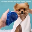 TPR Dog Shampoo Brush with Adjustable Handle | https://www.bestnamebadges.com