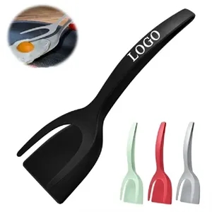 2-in-1 Nylon Spatula Tongs Egg Flipper