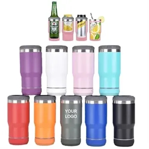 14oz Bluetooth Speaker Can Cooler with Bottle Opener