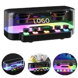 Piano Shape RGB Bluetooth Speaker with Keyboard