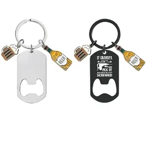 Stainless Steel Keychain Bottle Opener