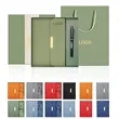 A5 PU Leather Notebook & Pen Gift Box Set | https://www.bestnamebadges.com