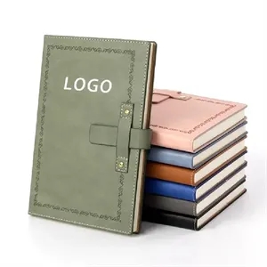 A5 Business Notebook - PU Leather Cover, 80gsm Ivory Paper