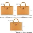 Large Capacity Double PU Leather Laptop Briefcase | https://www.bestnamebadges.com