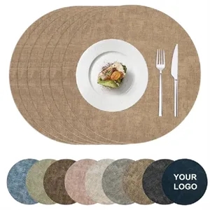 Waterproof PVC Placemats & Coasters Set