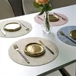 Waterproof PVC Placemats & Coasters Set | https://www.bestnamebadges.com