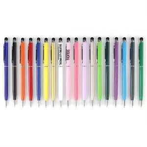 Metal 1.0mm Stylus Pen Twist Action Black Ink