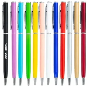 Metallic Coat Twist Ballpoint Pen