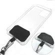 57-Inch Polyester Cell Phone Lanyard with Tether Patch | https://www.bestnamebadges.com
