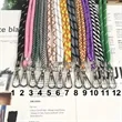57-Inch Polyester Cell Phone Lanyard with Tether Patch | https://www.bestnamebadges.com