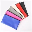 11x6.1 Inch PU Leather Bank Pouch with Zipper | https://www.bestnamebadges.com