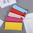 11x6.1 Inch PU Leather Bank Pouch with Zipper | https://www.bestnamebadges.com