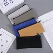 11x6.1 Inch PU Leather Bank Pouch with Zipper | https://www.bestnamebadges.com