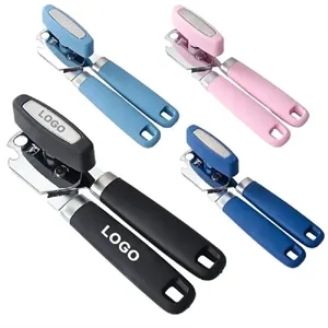 Manual Can Opener with Soft Grip Handles