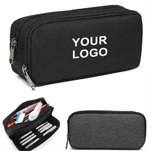 Large Capacity Two-Tier Oxford Pencil Bag 70 Pens