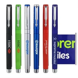Pull-Out Banner Pen with Comfort Grip