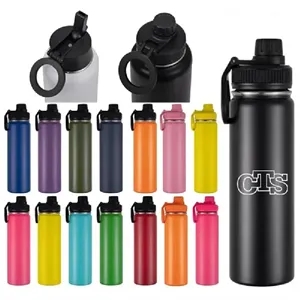 22 oz Double Wall Vacuum Insulated Water Bottle