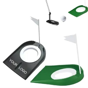 Portable Golf Putting Cup with Flag