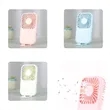 3-Speed Handheld Mini Fan USB Phone Holder | https://www.bestnamebadges.com