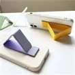 Foldable Leather Cell Phone Grip & Stand | https://www.bestnamebadges.com