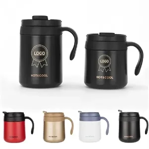 12oz/17oz Insulated 304 Stainless Steel Coffee Mug with