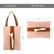 Leather Handheld Hanging Car Tissue Dispenser | https://www.bestnamebadges.com