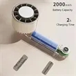 Cold Compress Mini Handheld Fan with 3 Speed Levels | https://www.bestnamebadges.com