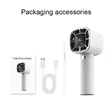 Portable Handheld High-Speed Turbo Fan with Digital Display | https://www.bestnamebadges.com