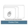 Non-Slip Waterproof PU Leather Desk Pad Protector | https://www.bestnamebadges.com