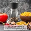 5.12" Stainless Steel Salt & Pepper Grinder | https://www.bestnamebadges.com