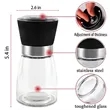 5.12" Stainless Steel Salt & Pepper Grinder | https://www.bestnamebadges.com
