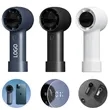 Portable Handheld Digital Display Mini Fan | https://www.bestnamebadges.com