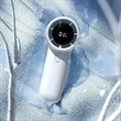 Portable Handheld Digital Display Mini Fan | https://www.bestnamebadges.com
