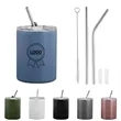 10 oz Stainless Steel Insulated Tumbler with Lid & Straw | https://www.bestnamebadges.com