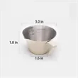 2.2oz 304 Stainless Steel Espresso Measuring Cup | https://www.bestnamebadges.com