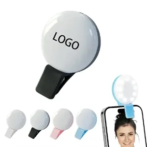 Mini Adjustable Brightness Selfie Light with 10 LEDs
