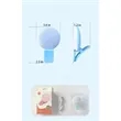 Mini Adjustable Brightness Selfie Light with 10 LEDs | https://www.bestnamebadges.com