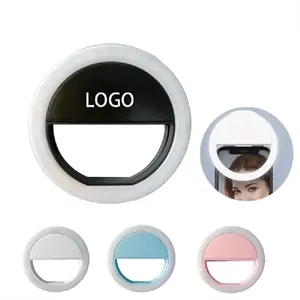 Rechargeable Clip-On Selfie Ring Light with 36 LED