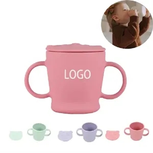 Silicone Sippy Cup for Baby - BPA Free, Easy Grip