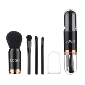 Mini 4-in-1 Portable Makeup Brush Set