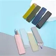 Slim PU Leather Pen Case | https://www.bestnamebadges.com