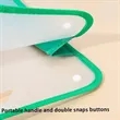 Polypropylene Snaps Document Organizer Bag | https://www.bestnamebadges.com