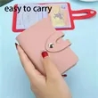 RFID Credit Card Holder - PU Slim 3x3 Wallet | https://www.bestnamebadges.com