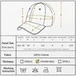 Vintage Washed Cotton Adjustable Ball Cap Unisex | https://www.bestnamebadges.com