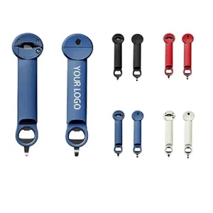 3-in-1 Retractable Jar & Bottle Opener, Stainless Steel