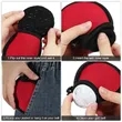 Neoprene Golf Ball Cleaner Pouch with Carabiner | https://www.bestnamebadges.com