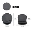 PU Leather Mouse Pad with Wrist Support | https://www.bestnamebadges.com