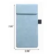 A6 Magnetic PU Leather Menu Clipboard | https://www.bestnamebadges.com